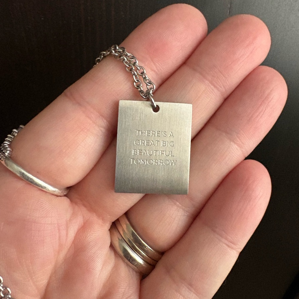 Disney charm necklace